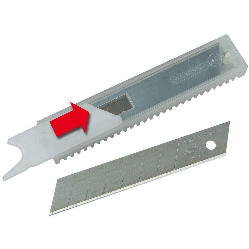 LAME DE CUTTER 18MM         2-11-718 (10PC)STANLEY