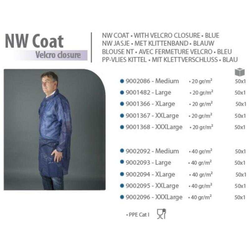 VESTE PP BLEU VELCRO        9002094      XL HY@PRO