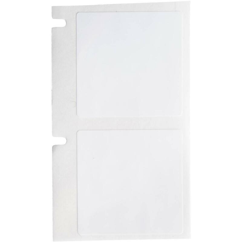 ÉTIQUETTE POLYESTER BL.(250)M6-19-423  25,4X25,4