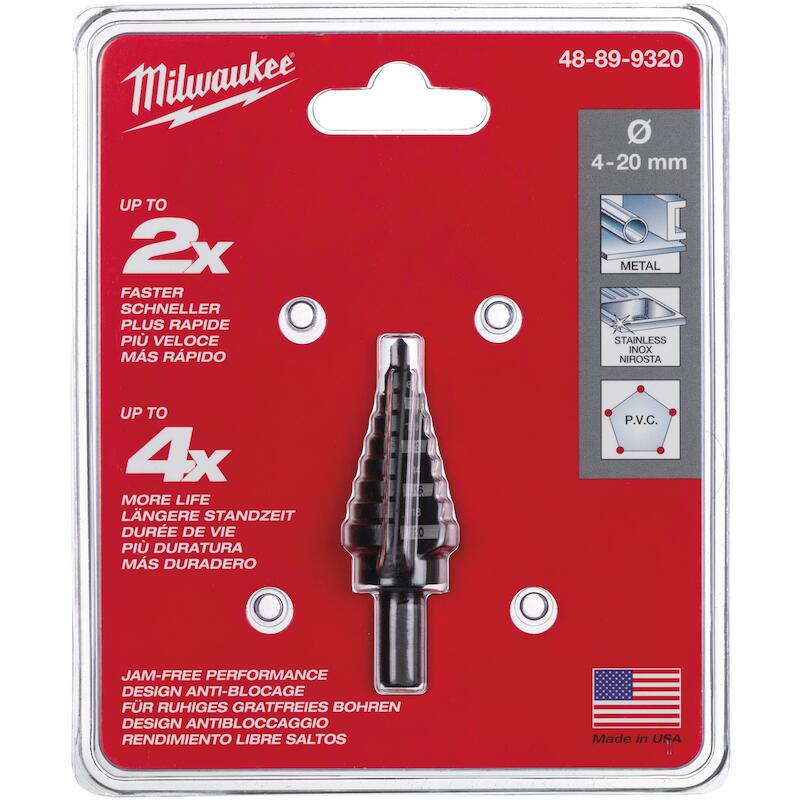 TRAPBOOR 4-20MM          S8 48899320     MILWAUKEE