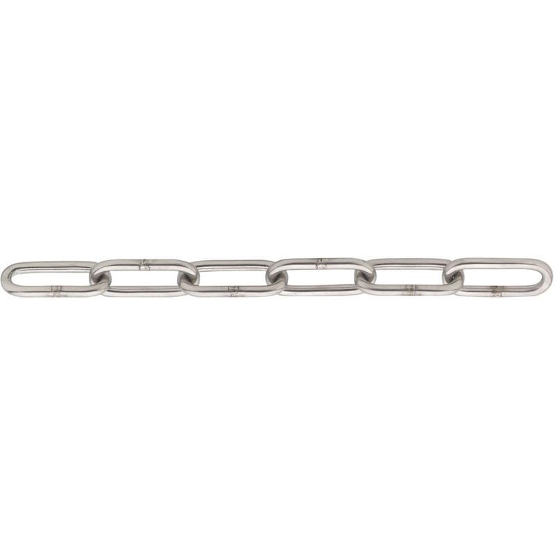 VOETKETTING                 763 - 6 MM - RVS316 DX