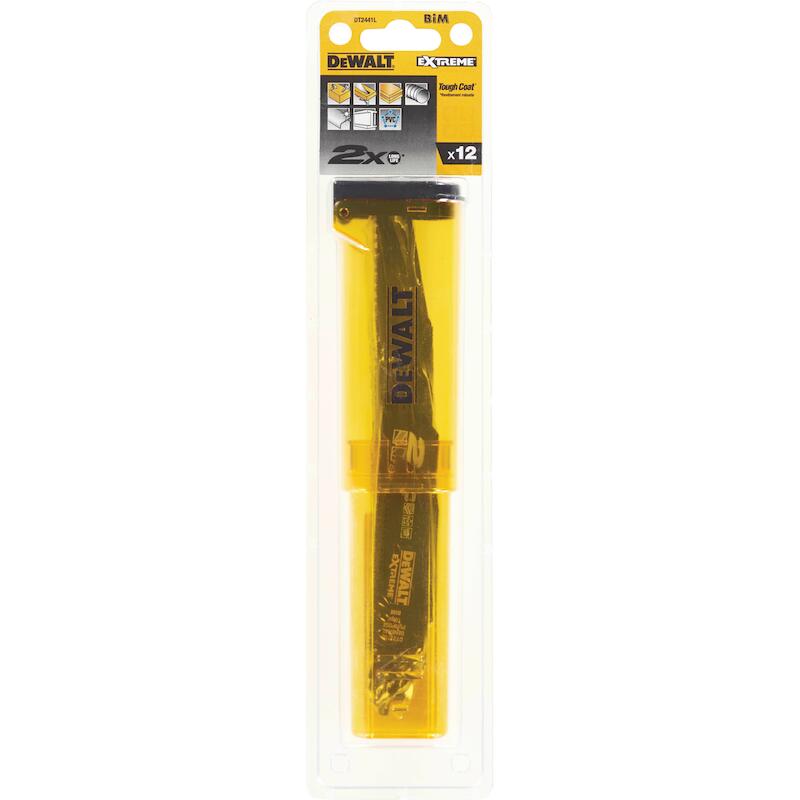 JEU LAMES SCIE SABRE        DT2441L   (12PC)DEWALT
