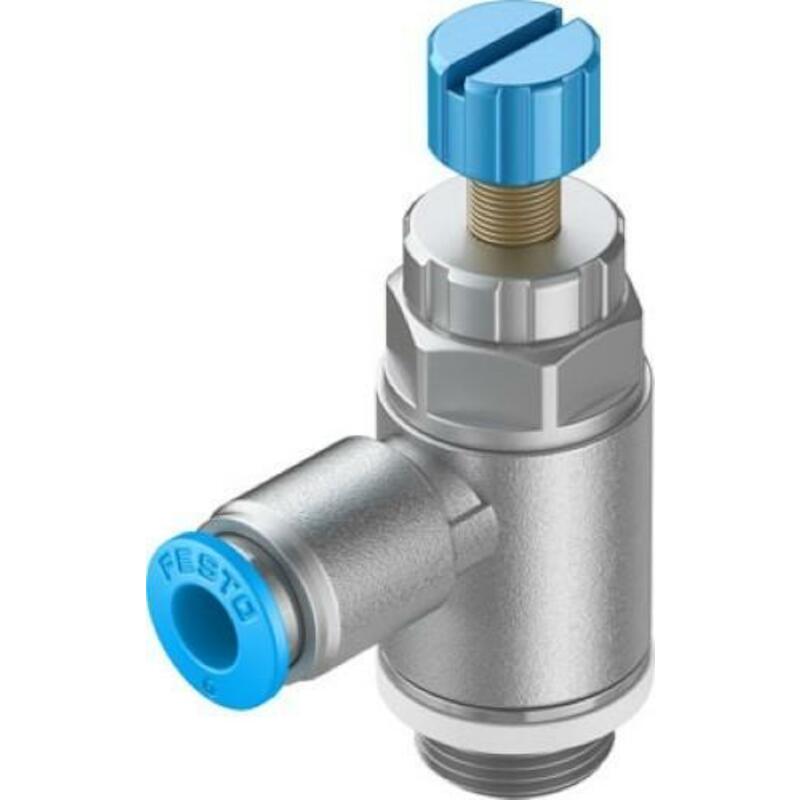 SMOORVENTIEL MET TERUGSLAGKLEP GRLA-1/4-QS-8-RS-D (534339) FESTO