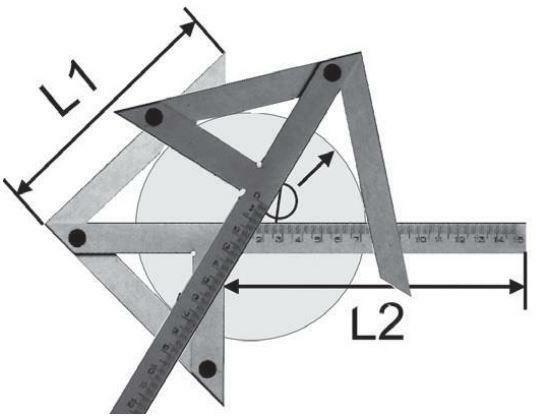 CENTREERWINKELHAAK          RL10 150 X 130MM   MIB