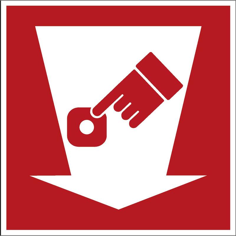 PICTOGRAM - BRADY PIC 412 - BRANDMELDER 200X200 MM( )