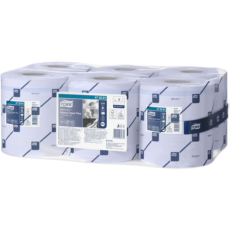 PAPIER REFLEX PLUS BLAUW    473391-450ST-2L.  TORK