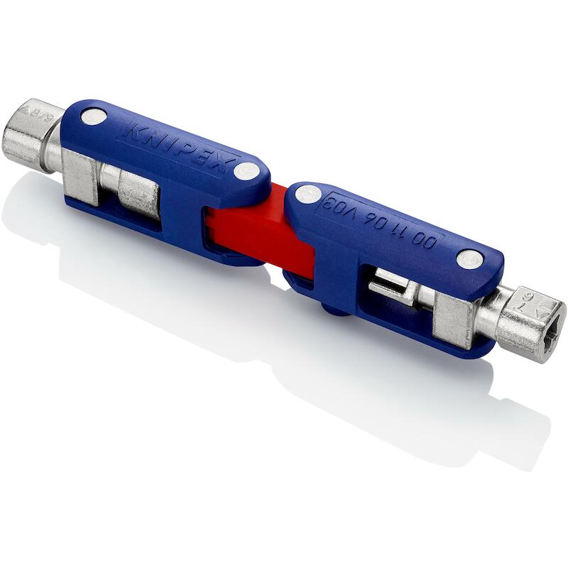 Knipex - Universal control cabinet key - 00 11 06 V03 - DoubleJoint - 62 mm - 03041203