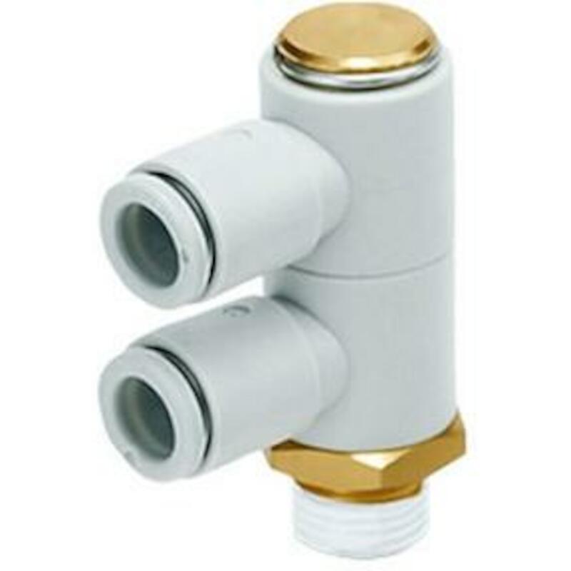 RACCORD BANJO 2X6MM - 1/4"  KQ2VD06-02AS       SMC