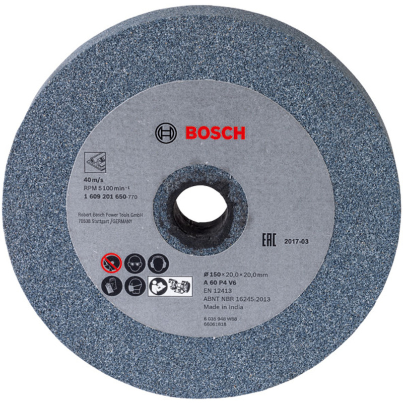 SLIJPSTEEN 150MM SLIJPTAFEL 1609201650       BOSCH