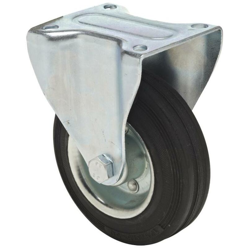 ROUE FIXE CAOUT.NOIR 160MM  FPSM 1603 2000 - 160KG