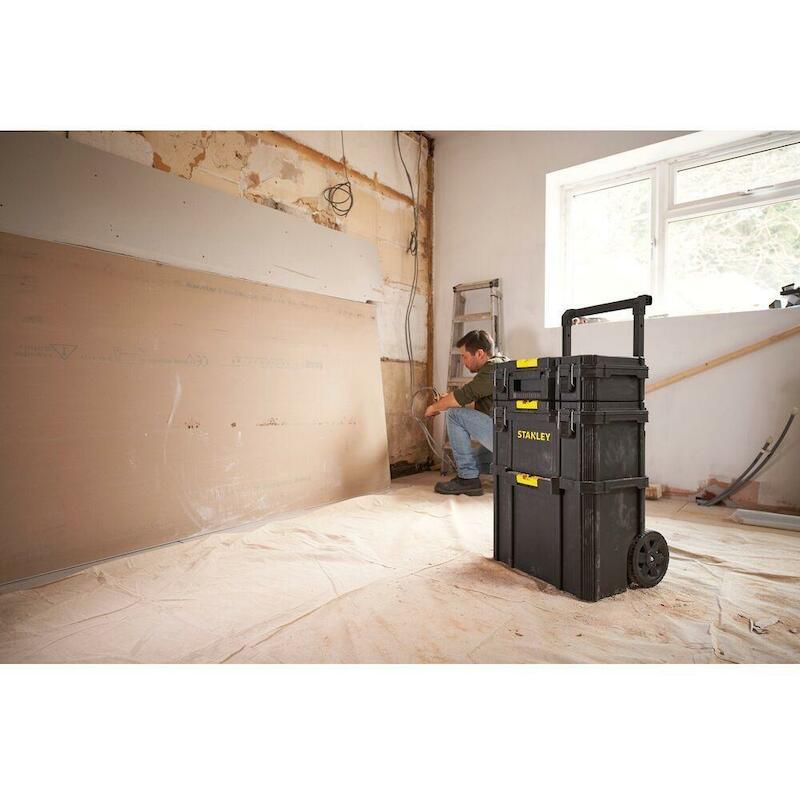 Stanley - Modular rolling toolbox - STST83319-1 - 3-IN-1 - 80 l - 45 kg - 550 x 400 x 740 mm - 03163281