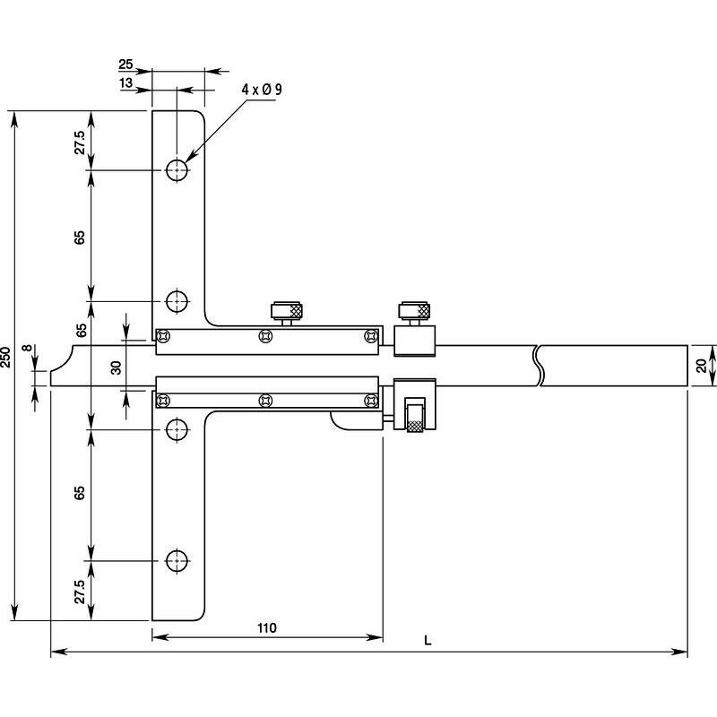 JAUGE PROFON.0-1000MM REG.F.527-105(0,02) MITUTOYO