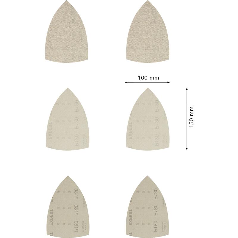 SET ABRASIF. BOIS 100X150   2608901208 (10PC)BOSCH