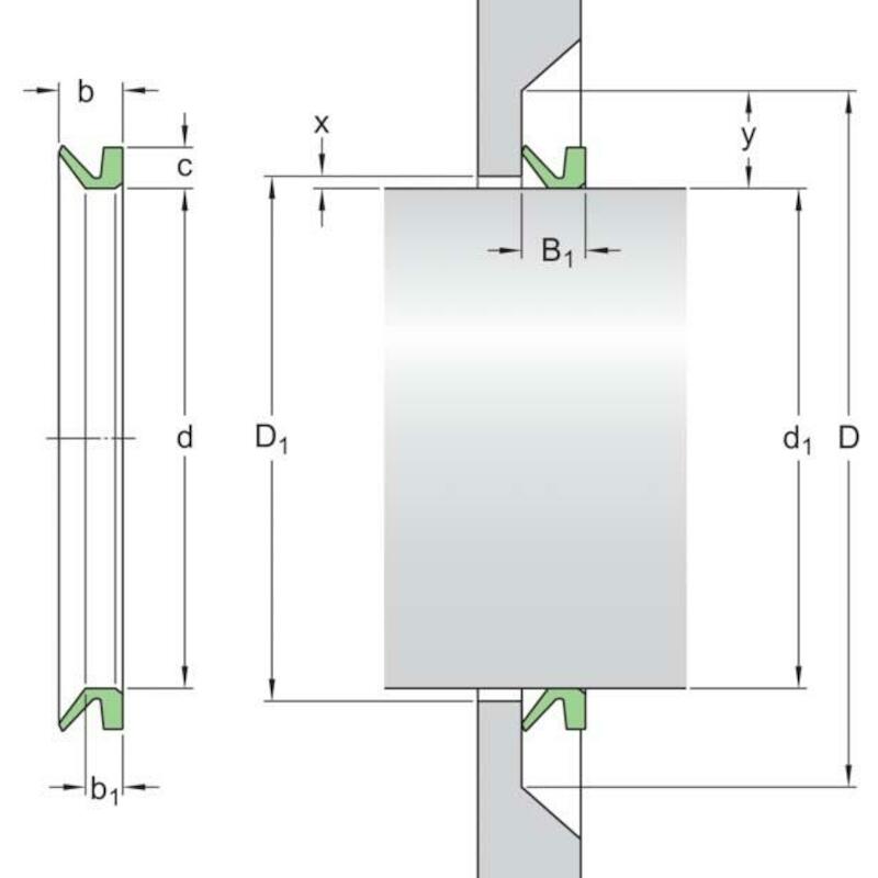 V-RING AFDICHTING           275 VL R           SKF