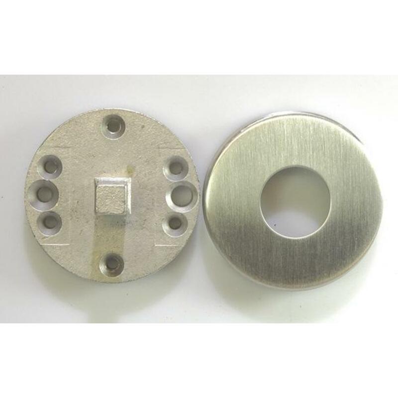 BEVESTIGING KNOP VAST+ROZET SOLID           CRIDEA