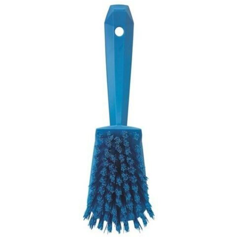 HANDBORSTEL - VIKAN 4192/3 - HARD POLYESTER BLAUW270 MM
