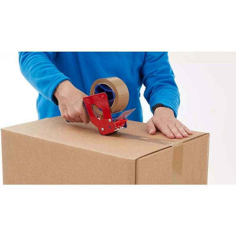 Tesa - Ruban d'emballage - Tesapack 4124 - pvc - 50 mm x 66 m - Transparent - 03261202