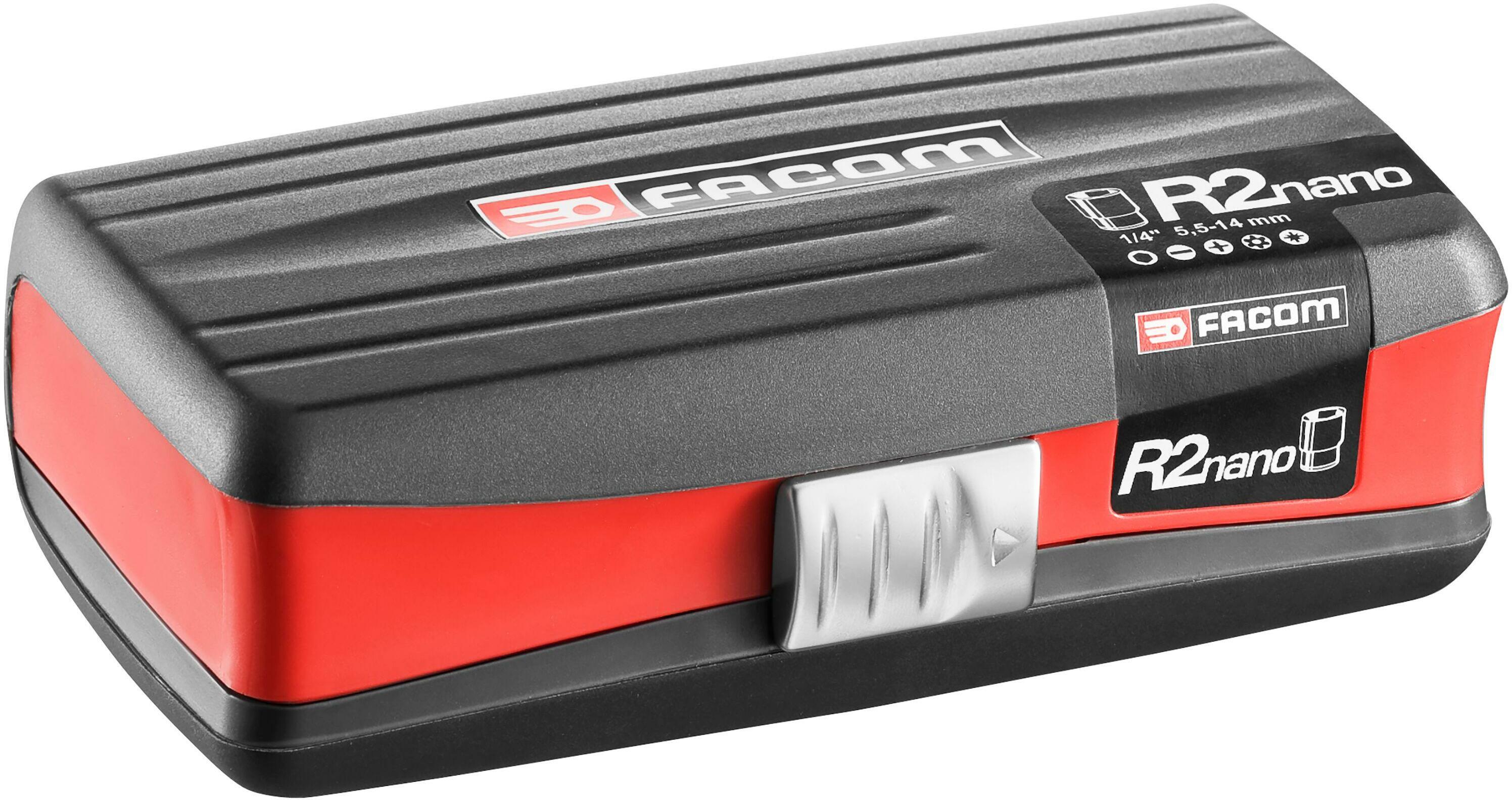 HANDDOPPENSET 1/4"+RATEL    R2NANOPB         FACOM