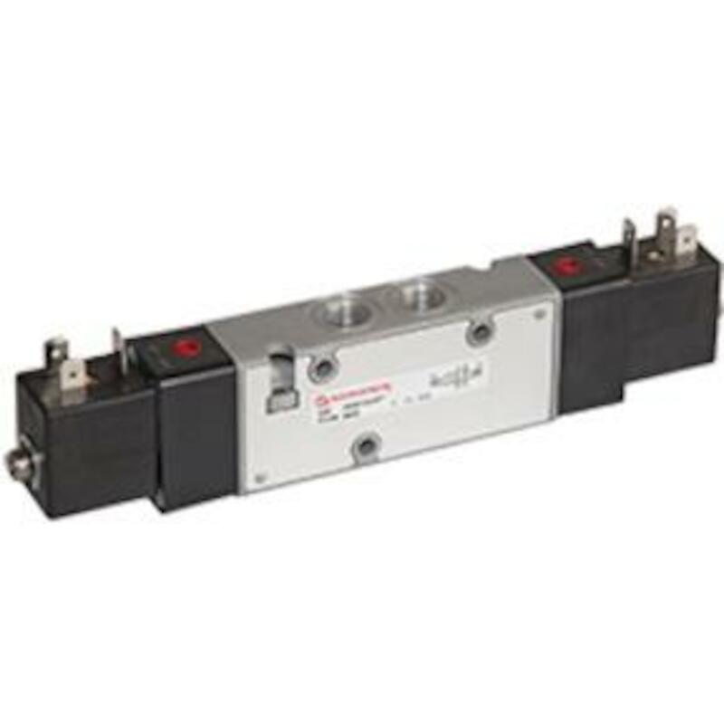 DISTR.5/2 A TIR.BP/I 1/4"   V61B511A-A313J 2X 24V=