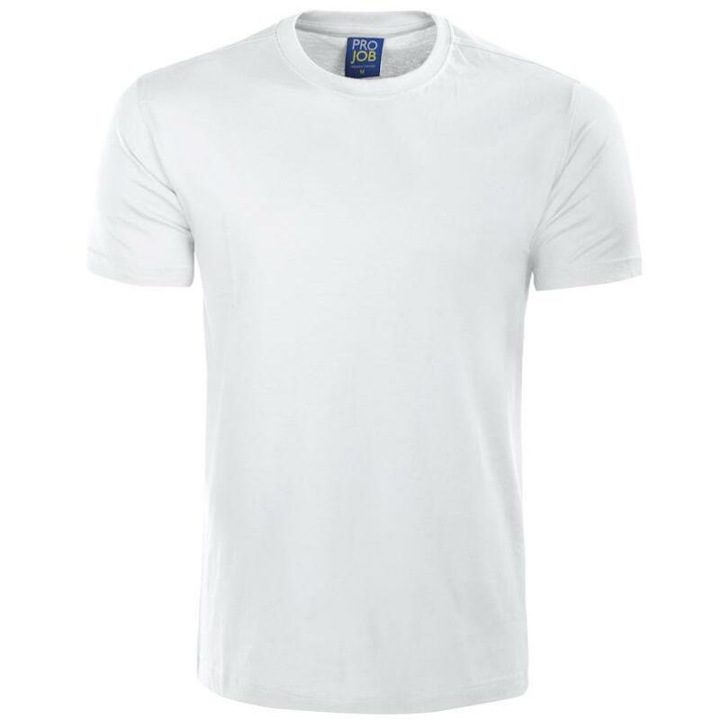 Projob - T-shirt - 2016 - katoen - 180 g/m² - wit - maat L - 02600025