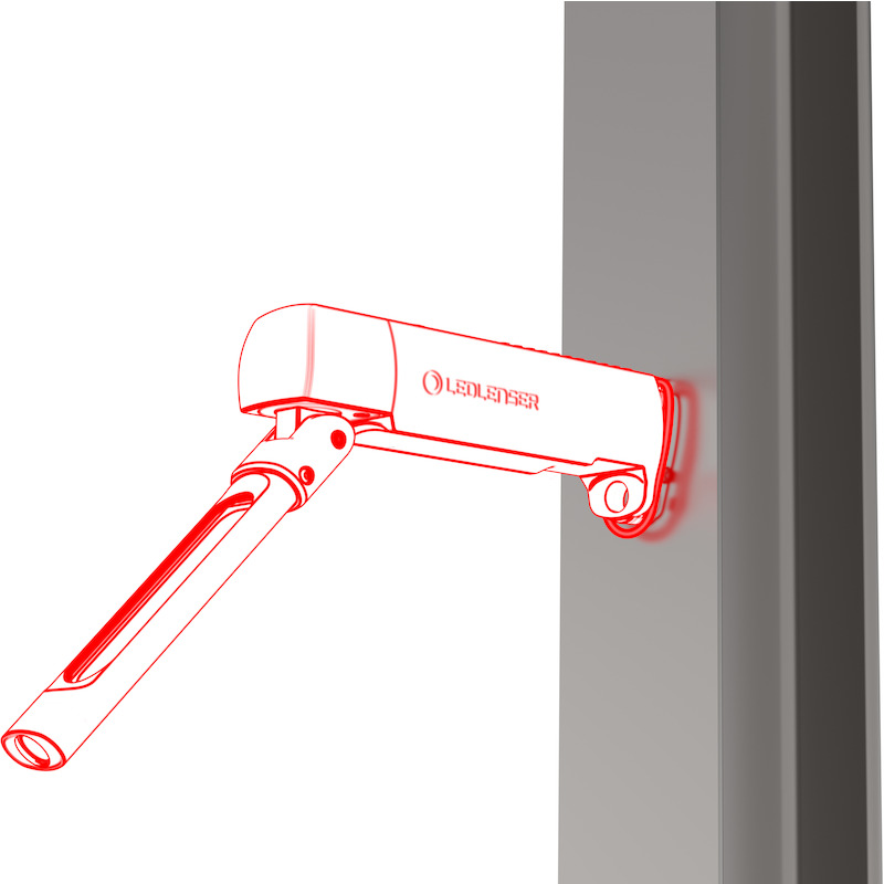 Ledlenser - rechargeable led work light - W6R Work - 500 lm - IP54 - with magnet - 03295095