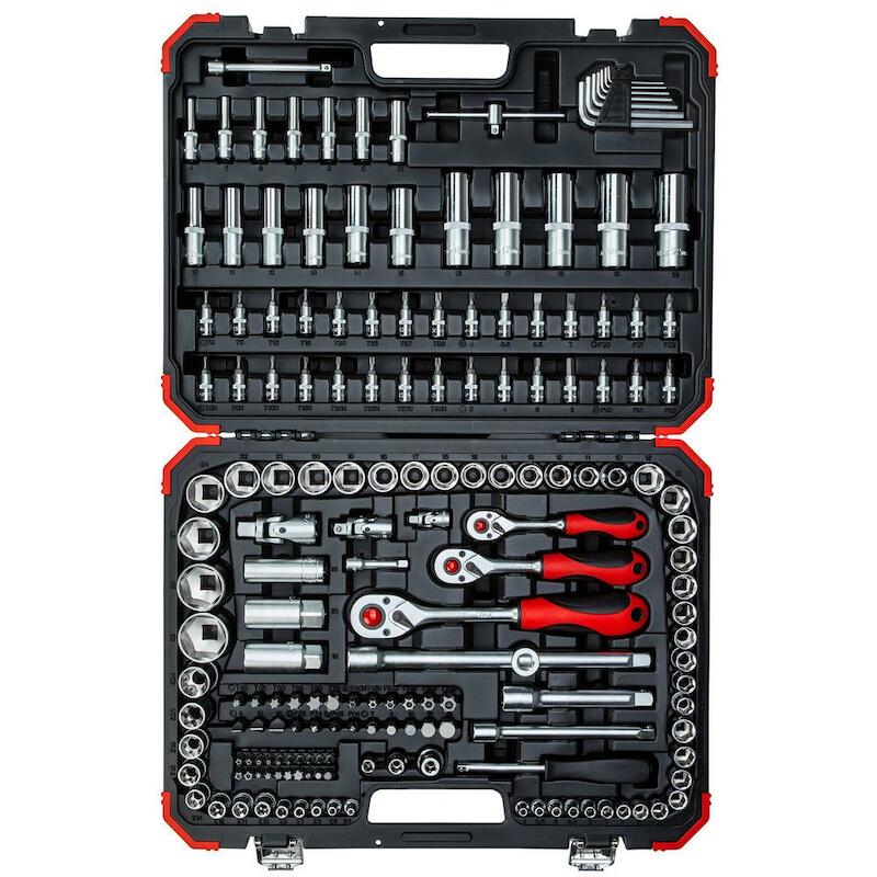 RATEL+HANDDOP.1/4"+1/2"+3/8 R4560(172ST)GEDORE RED