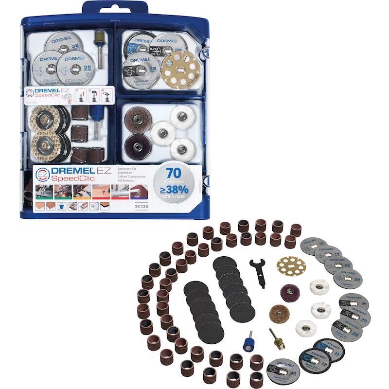 ACCES.SET MULTI IN CASSETTE 725JA SC  (70ST)DREMEL