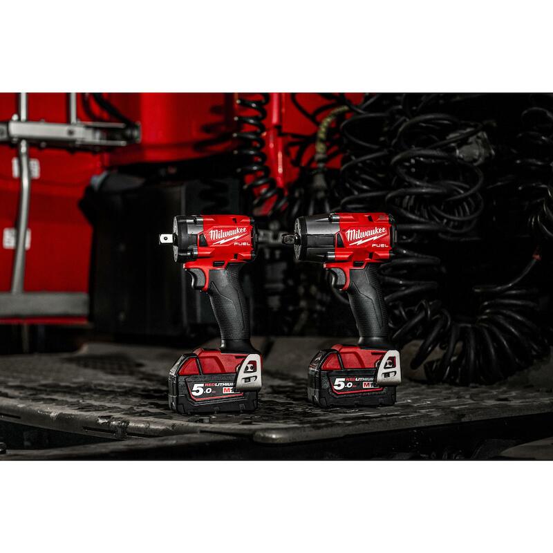 Milwaukee - M18 FIW2F12-502X - boulonneuse à chocs sans fil - 1/2" - 18 V - 2x 5,0 Ah - 339 Nm - hd Box - 03167294