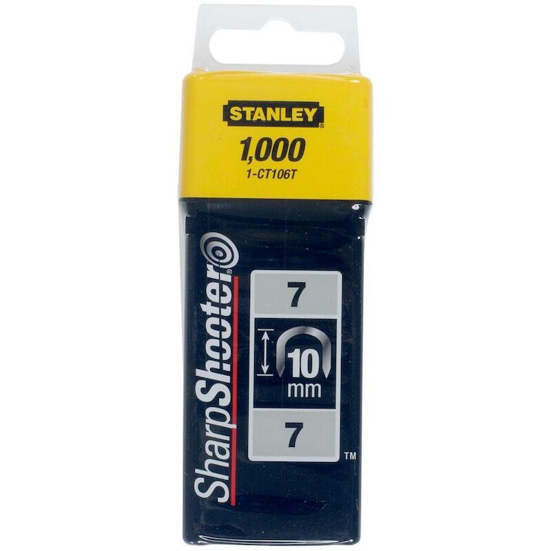 AGRAFES TYPE 7 10MM         1-CT106T 1000PC STANLE