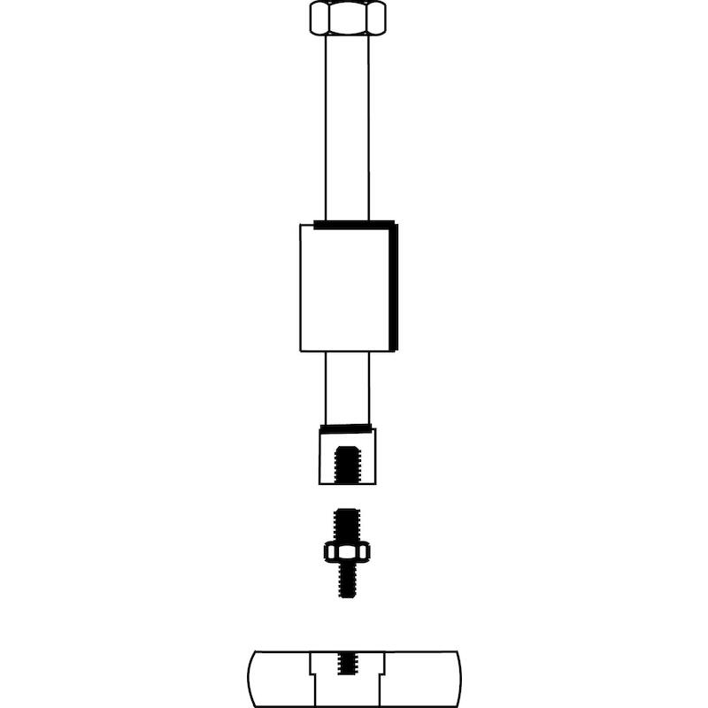 DRAADEIND-ADAPTERSET        1.81/1          GEDORE