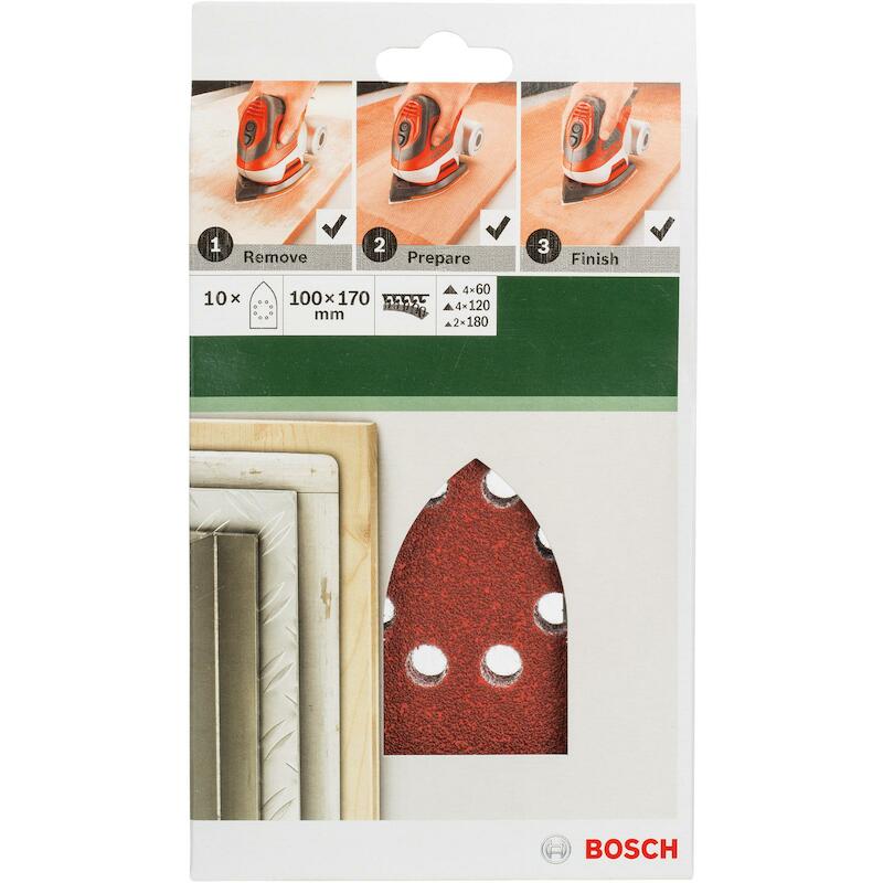 SET SCHUURVEL.DELTA 100X160 2609256A79 DIVERS(10ST