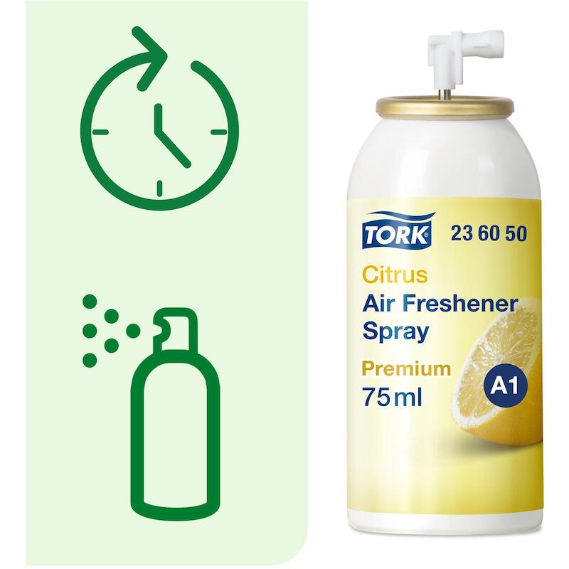 DÉSODORISANT PREM. CITRUS   236050 - 75ML     TORK