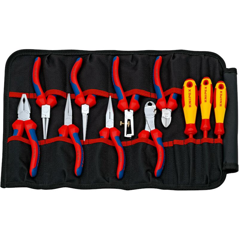 JEU D'OUTILS (TROUSSE) VDE  00 19 41 (11PCS)KNIPEX