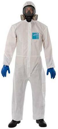DISPOSABLE COVERALL - MICROGARD 2000 COMFORT - WHITE L