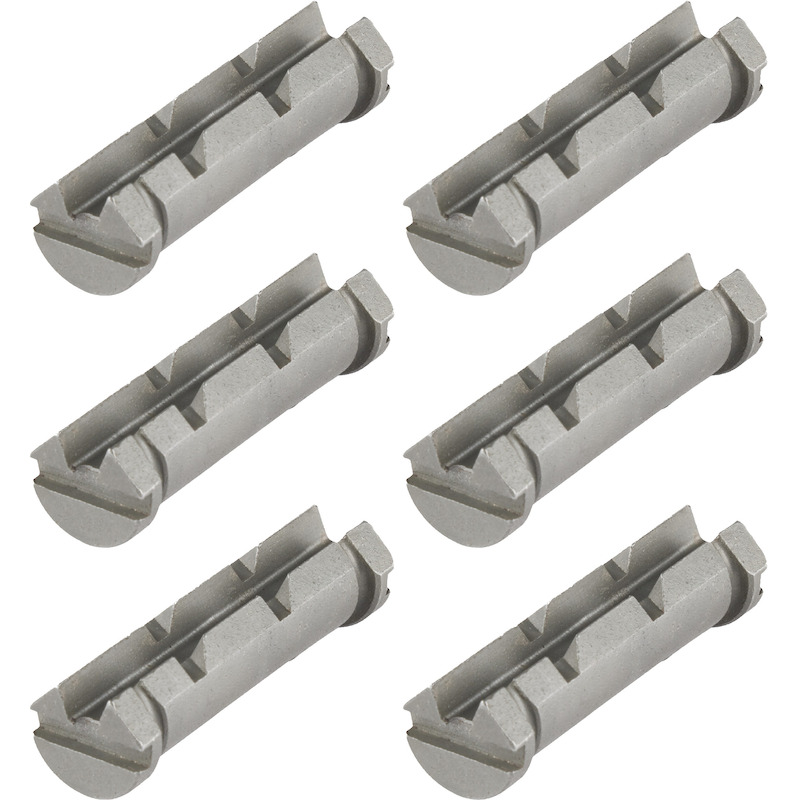 SCHROEFDRAAD INZETSTUKKEN   49165102 PVC MIL (6ST)