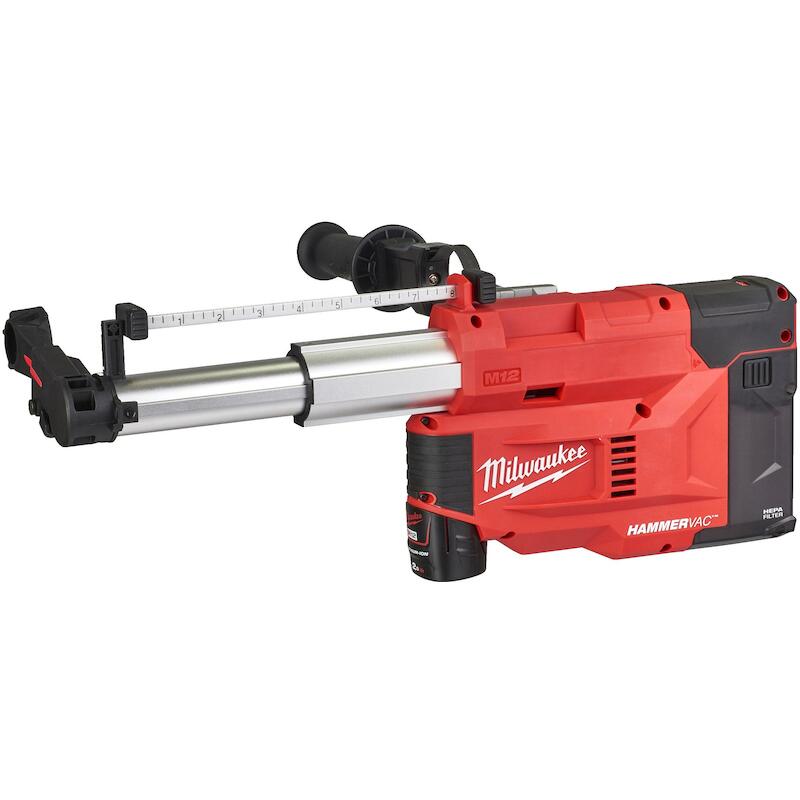 STOFAFZUIGER SDS+BOORHAMERS M12 UDEL-201B  MILWAUK