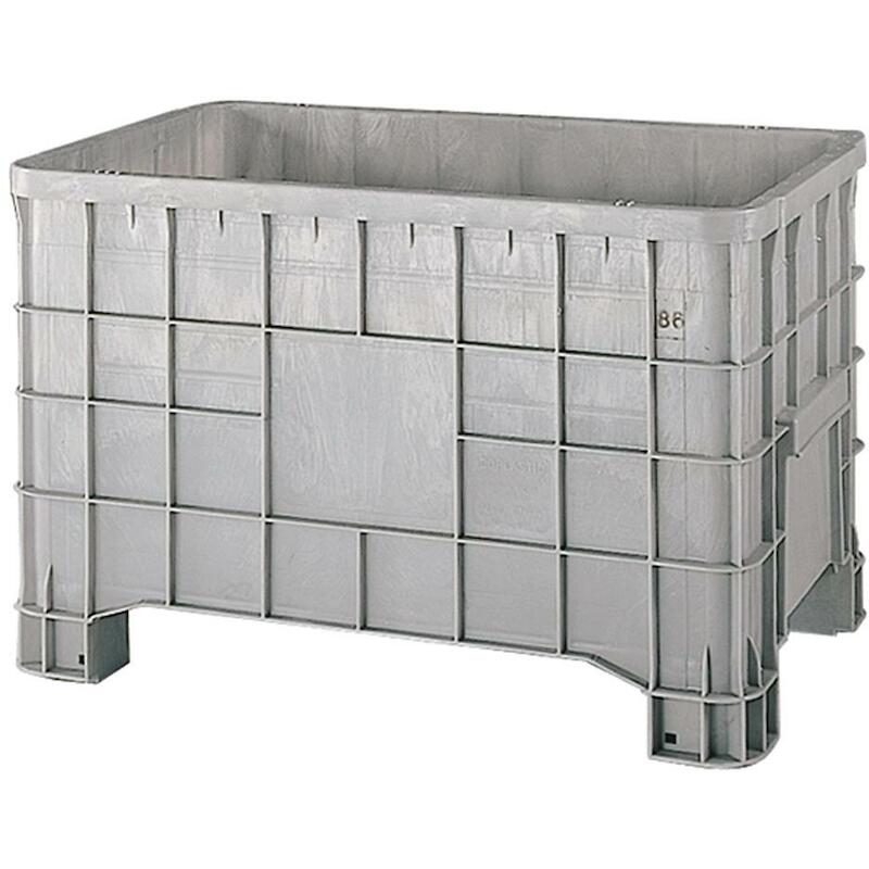 CONTENEUR FPT10400001 1000X640X655 GRIS FONCÉ FAMI