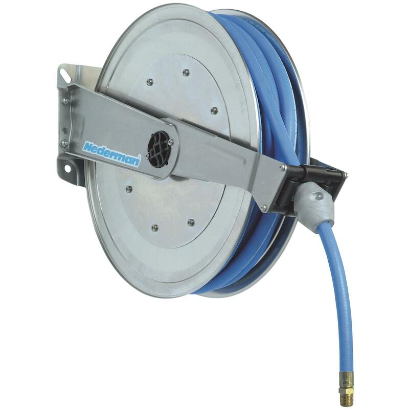 ENROULEUR INOX EAU HP L=20M 889 - 10MM    NEDERMAN