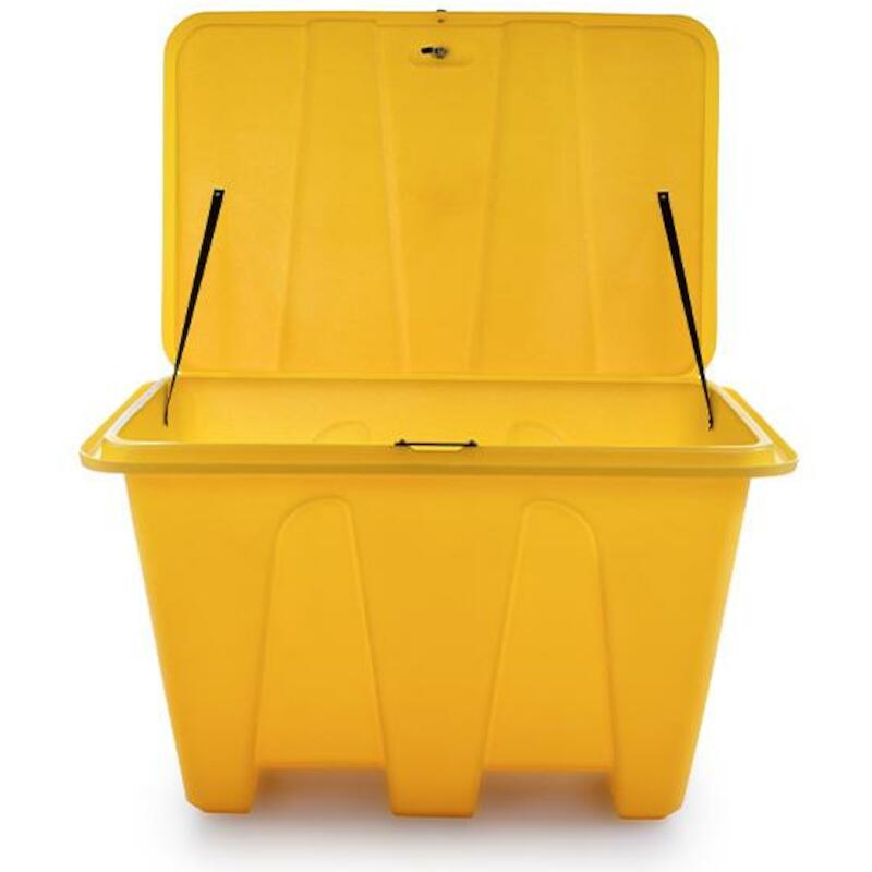 BAC À SEL JAUNE 500L        1265X855X830MM PLASTIB