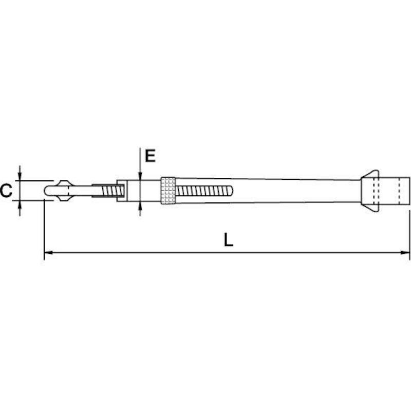 CLÉ SERRE-TUBE RÉGL. 1"     57580       EGA MASTER