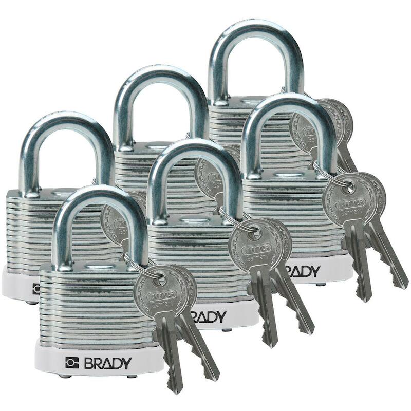 HANGSLOT - BRADY 814094 - 44 MM WIT (6 EA)