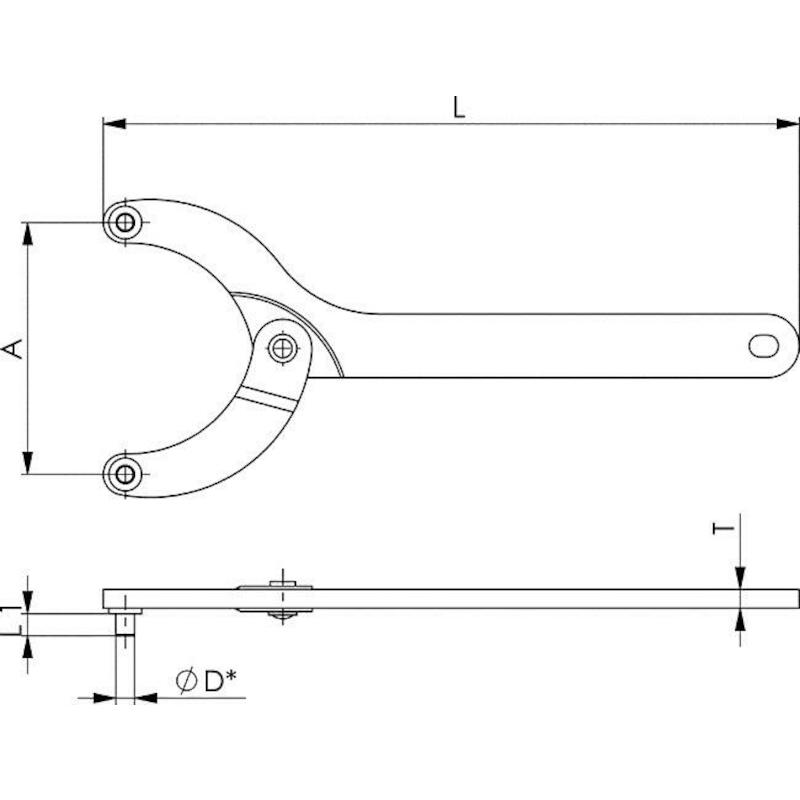 CLE A ERGOT - PEN 4MM           764C / 40-80MM