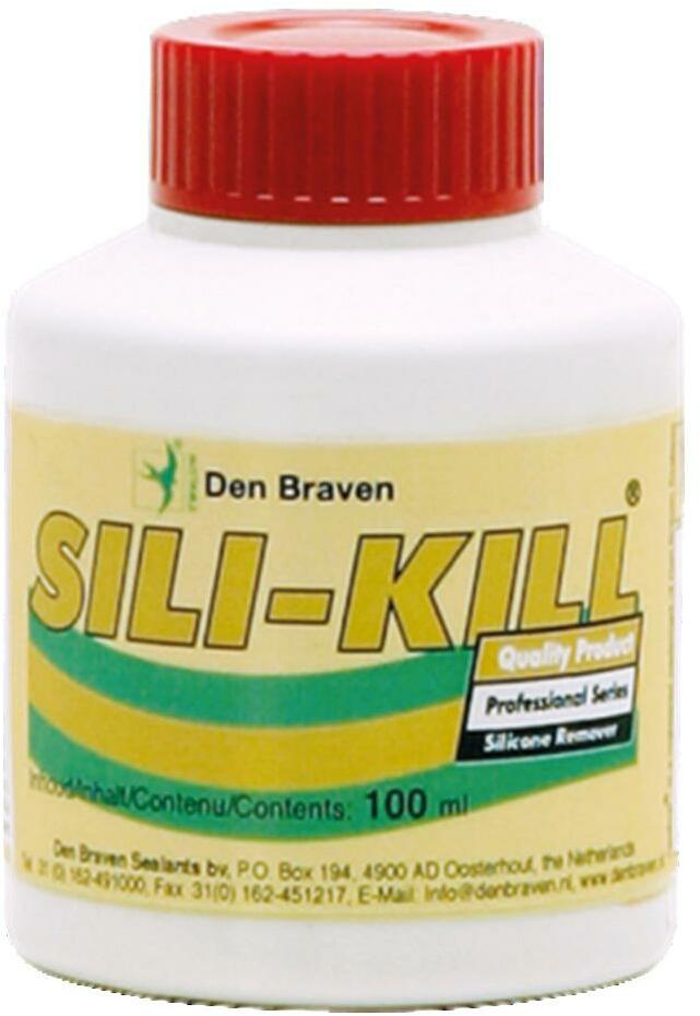 RETRAIT RÉSIDUS SILICONE    SILI-KILL 100ML ZWALUW