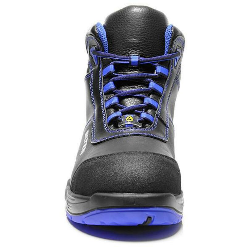 CHAUSS.ESD HAUT S3S NO/BL   REACTION BLEU 43 ELTEN