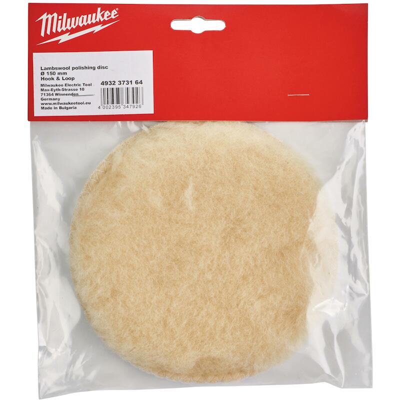 DISQUE À POLIR MOUTON 150MM 4932373164   MILWAUKEE