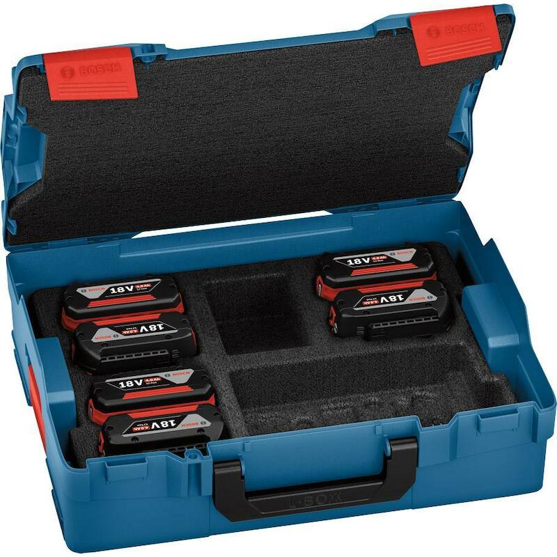 JEU D'ACCUS 18V/6X4AH       1600A02A2S (L-BOXX)BOS