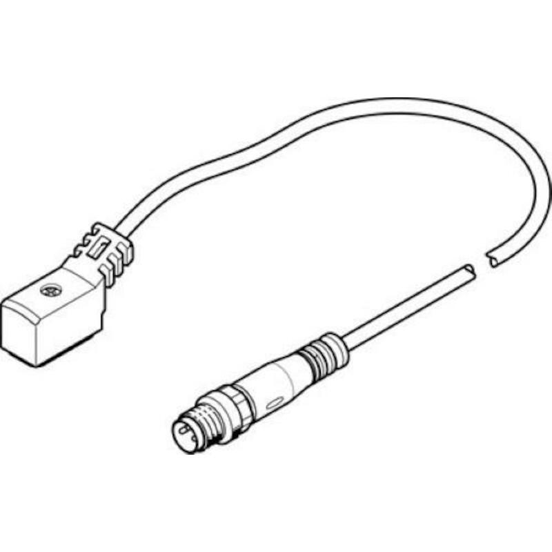 VERBINDINGSKABEL NEBV-Z4WA2L-R-E-0.5-N-M8G3-S1 (8047683) FESTO