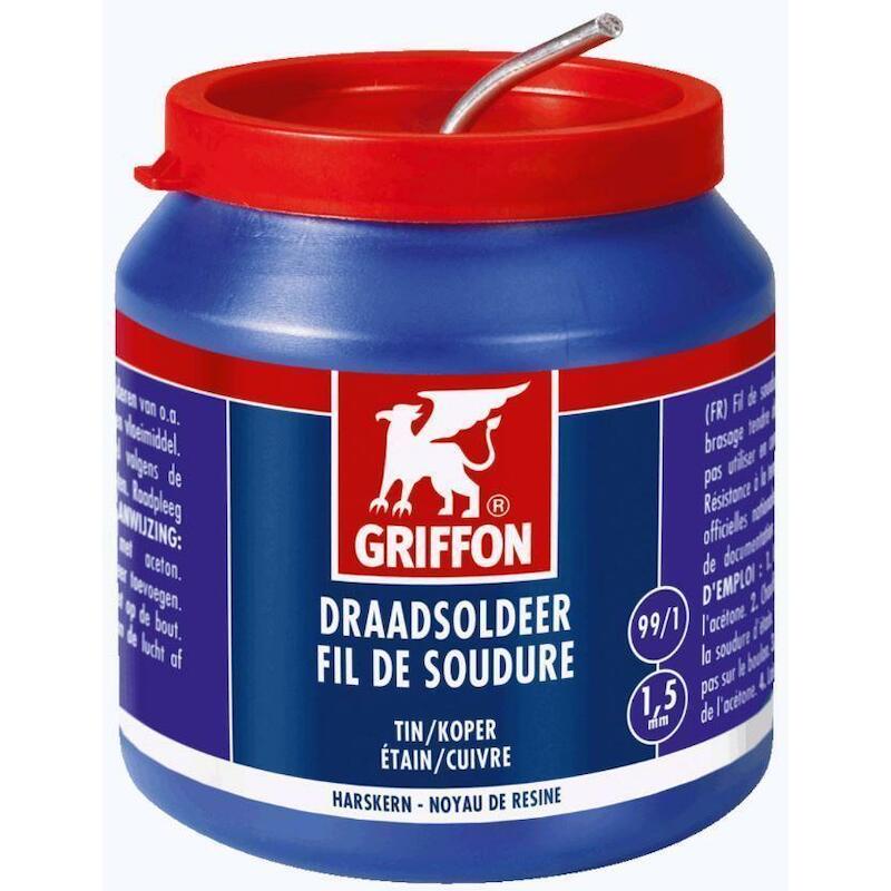 DRAADSOLDEER TIN/KOPER 1,5  99/1 HK (500G) GRIFFON