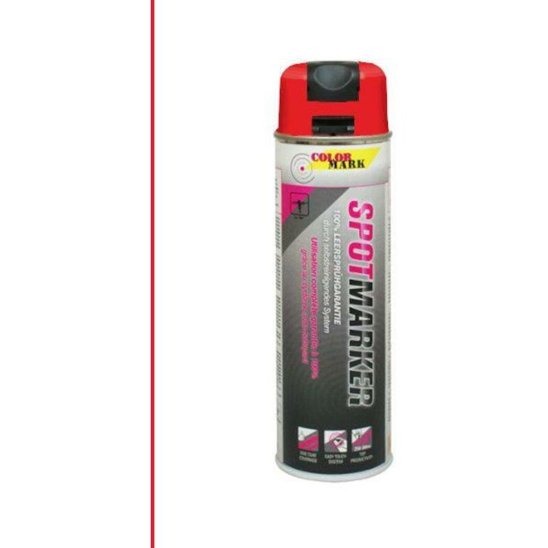 MARK.SPRAY ROOD 500ML       SPOTMARKER   COLORMARK
