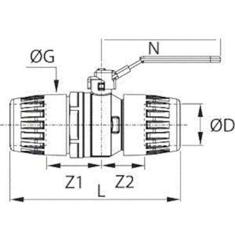 KOGELKRAAN  25MM            4092 25 00    TRANSAIR